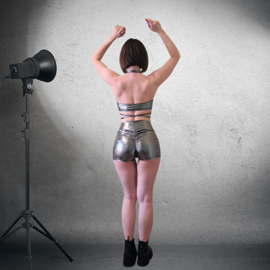 Shiny twerk and festival outfit