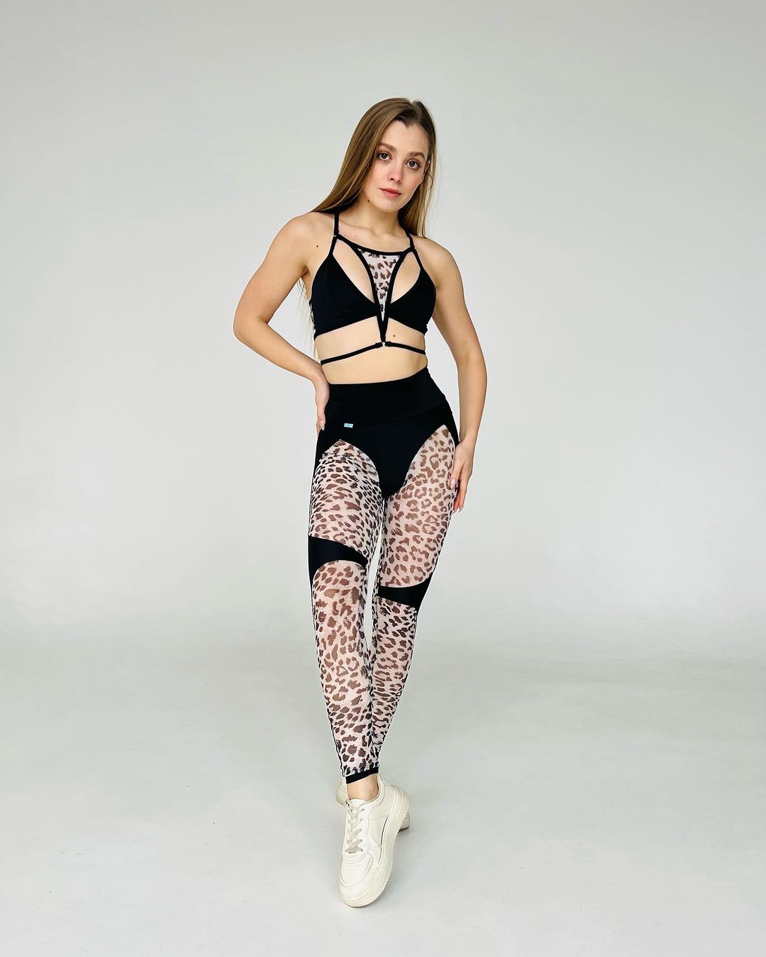 Sheer Mesh leggings and matching top