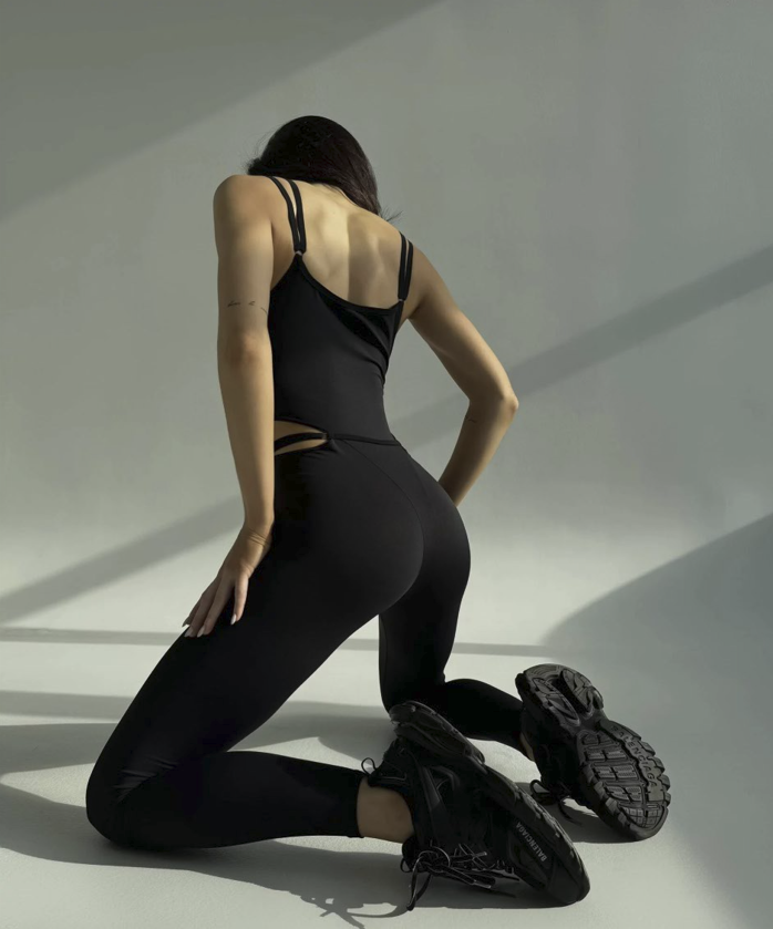 Spandex jumpsuit, Workout jumpsuit, Yoga clothes