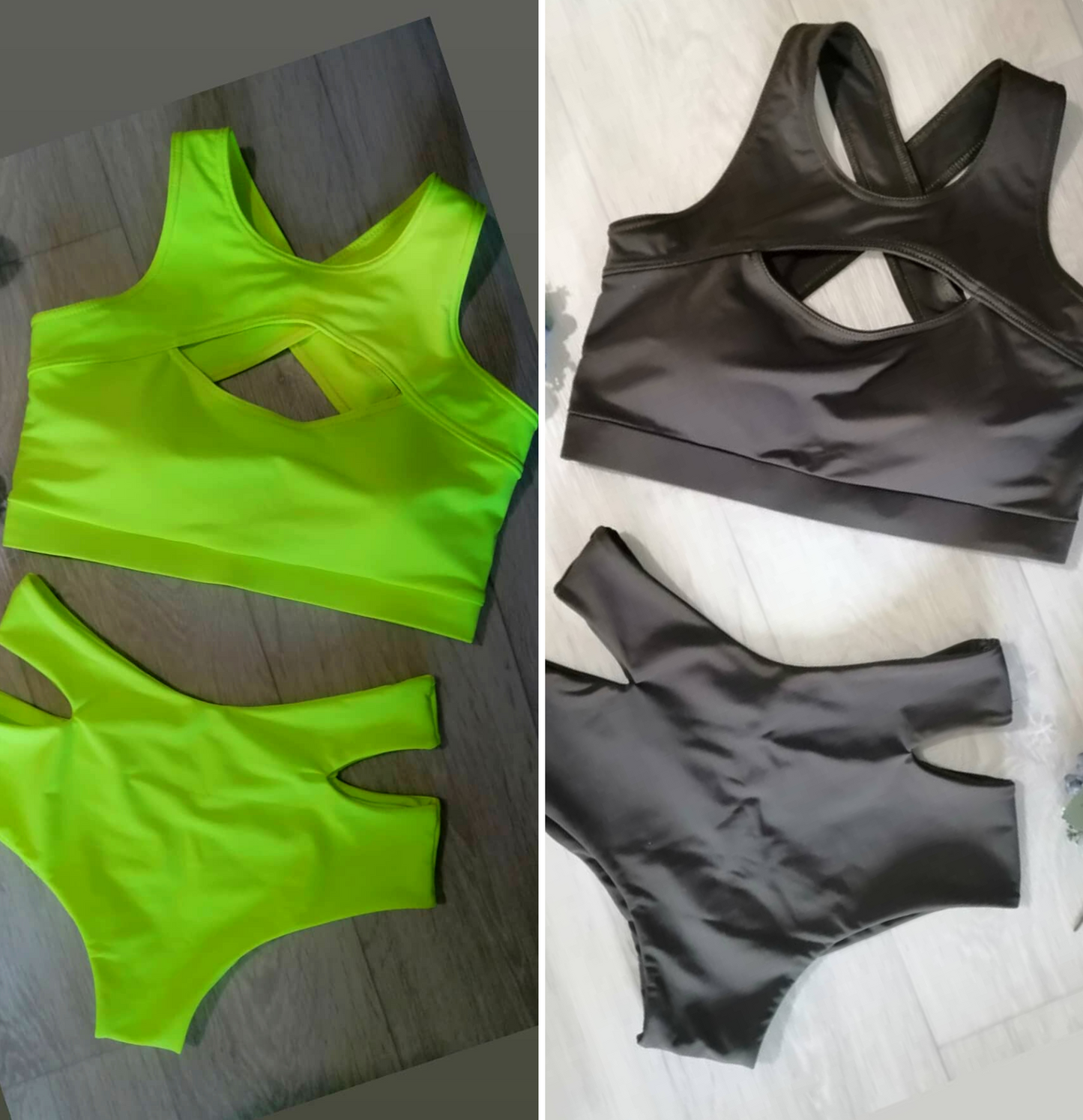 Yellow pole dance outfit with best support of bust