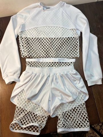 set shorts and longsleeved top