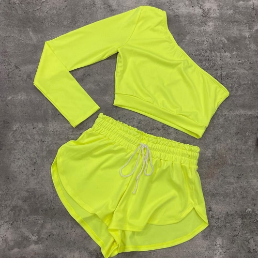 High waisted twerk shorts
