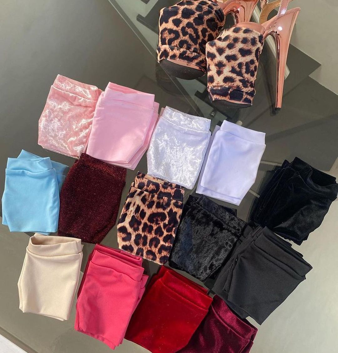 Bedruckte Pleaser Schuhschoner