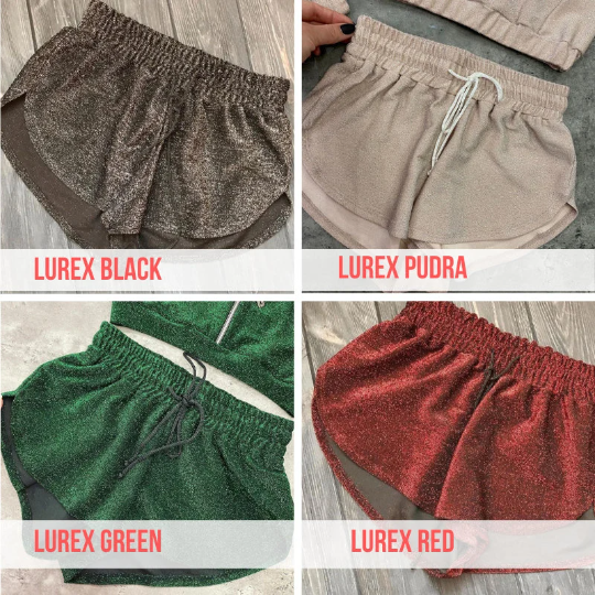 Suspender shorts and Bandeau top