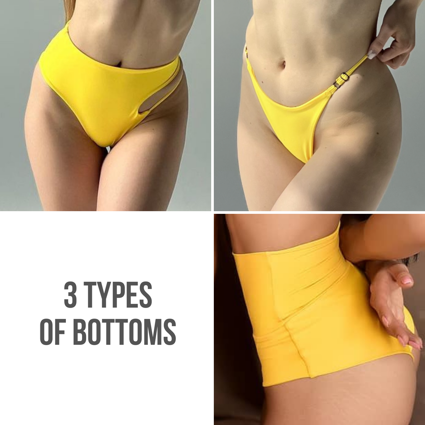 3 types of bottoms