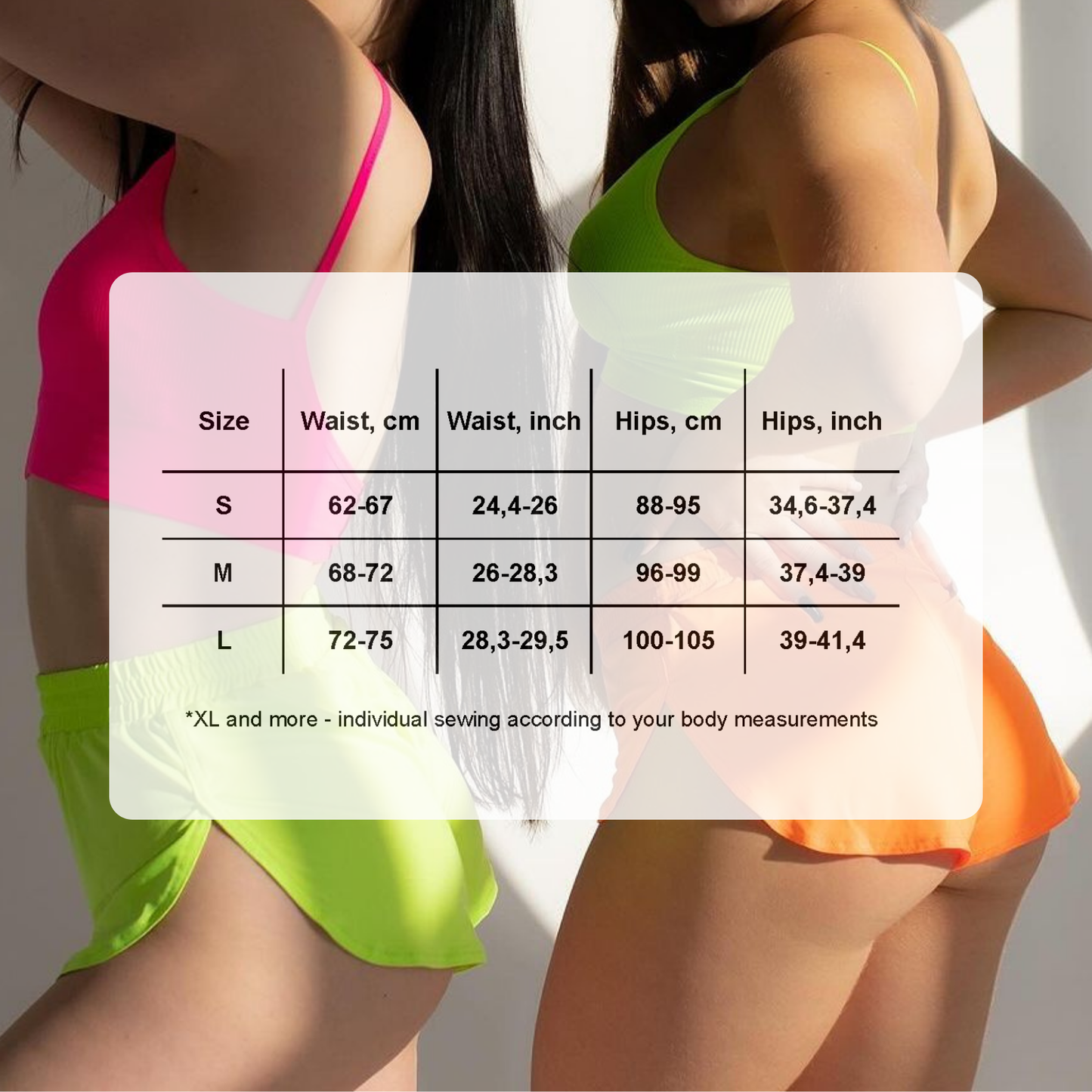 Twerk shorts with side slits, Booty shorts