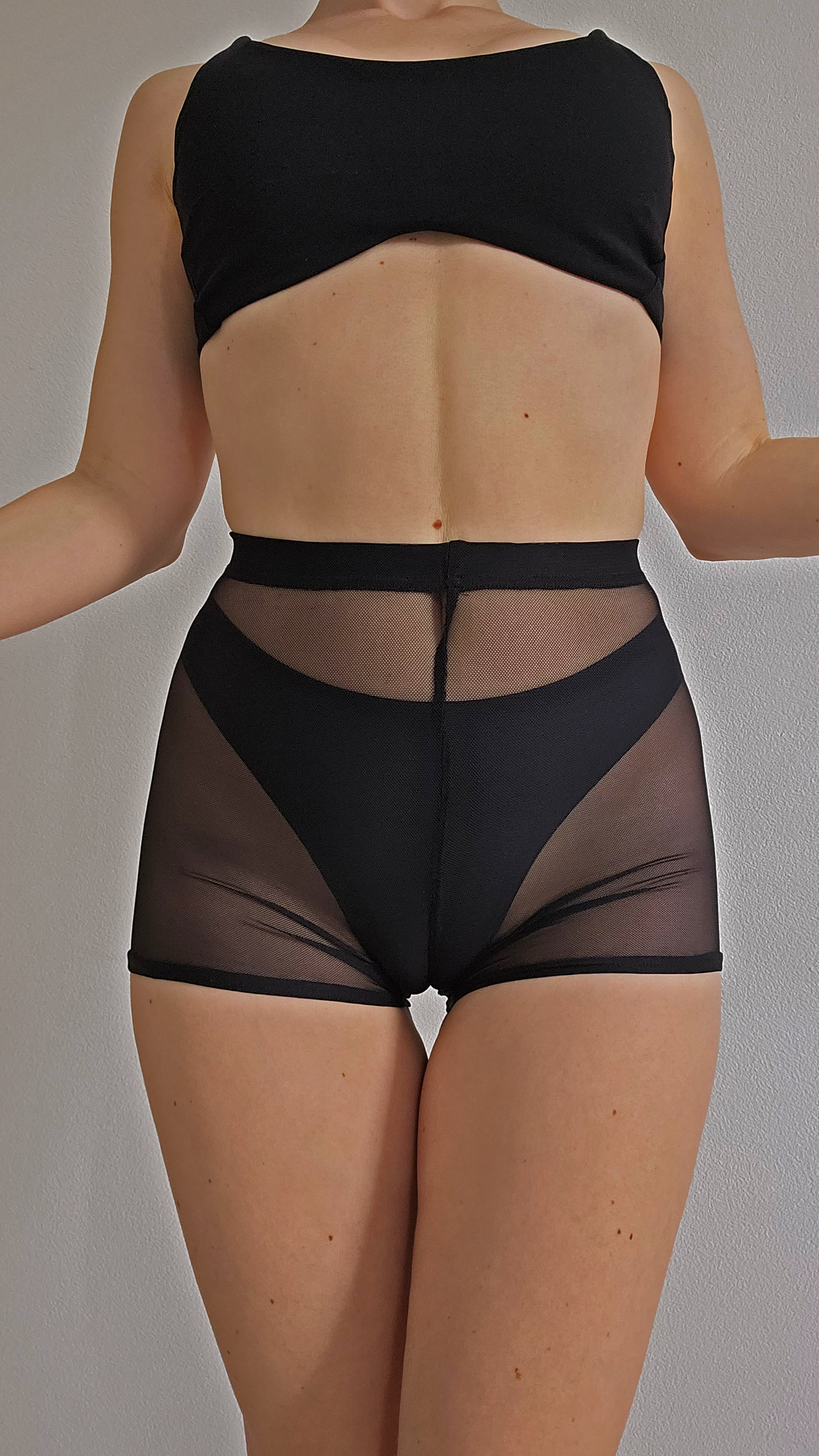 Booty Mesh Shorts for Pole Dance & Festivals, Transparent Shorts