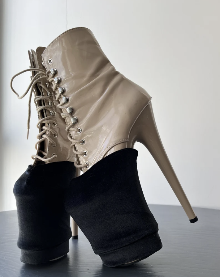 Velvet Pole Fitness Shoe Covers - Stage Heel Protection