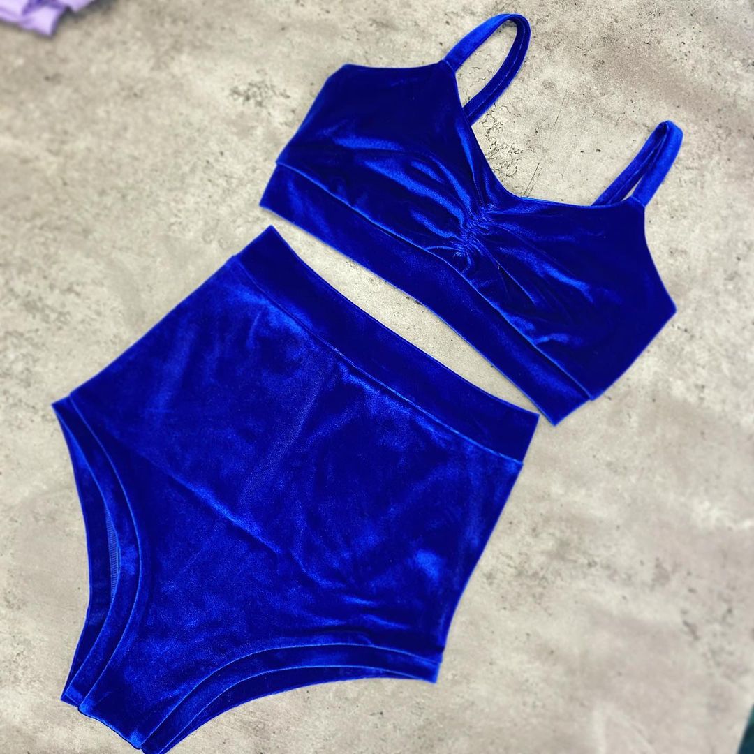navy blue Pole dance outfit