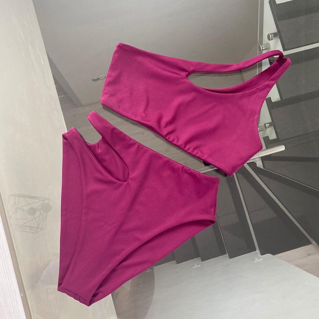 pink magenta swimsuit